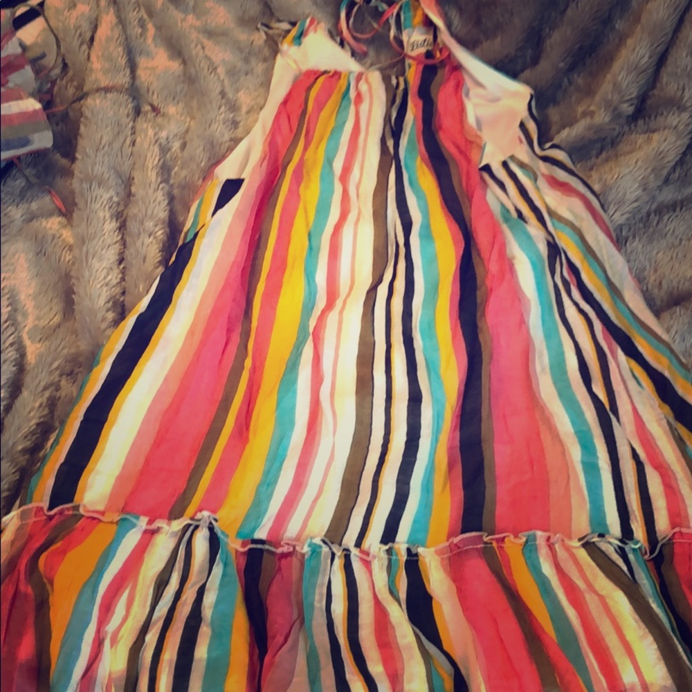 Summer Dress with Stripes